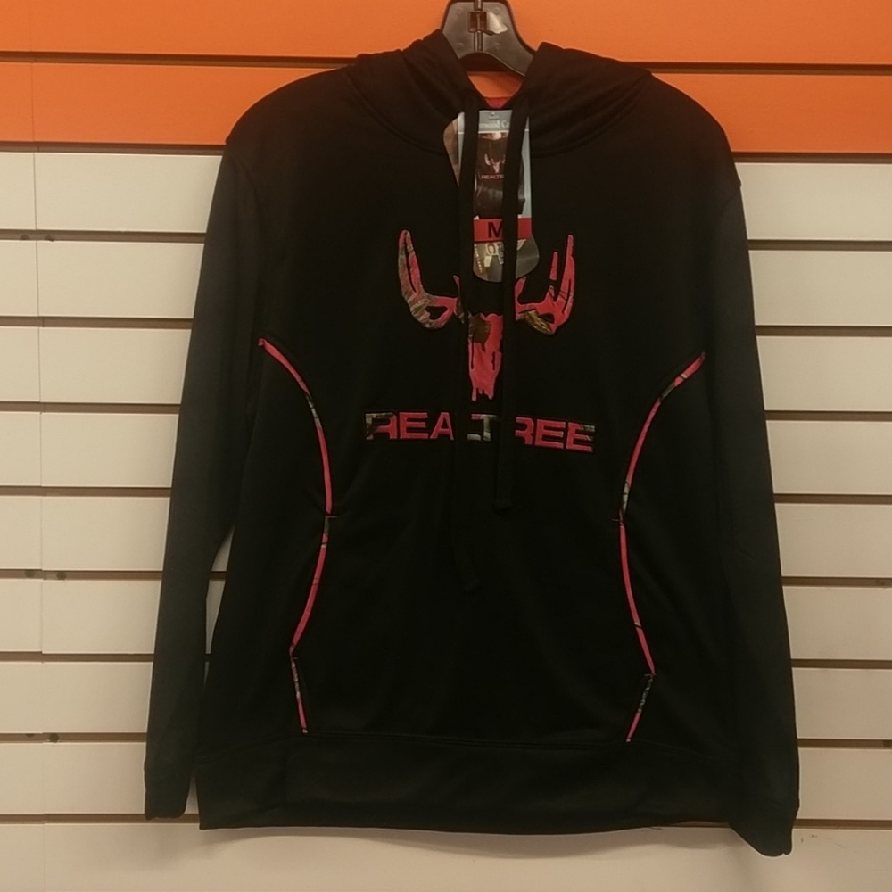 Realtree Black/Pink Camp Hoodie